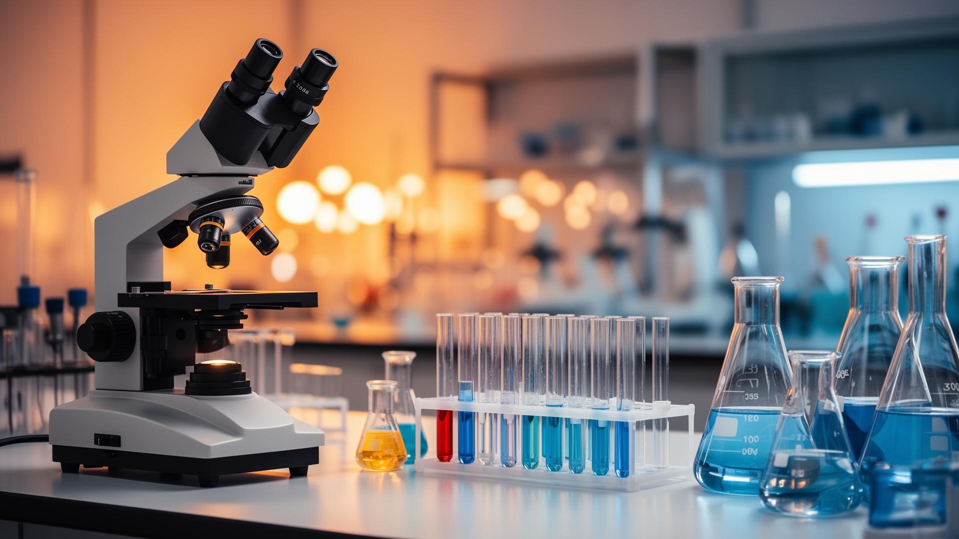 Laboratorio científico equipado por Fundación René Baron